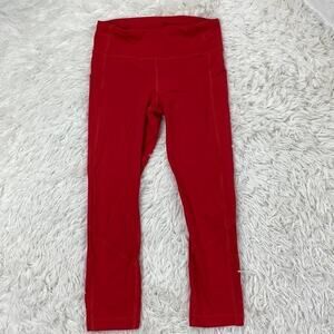 Lululemon Pace Rival Crop *Full-On Luxtreme 22" True Red
